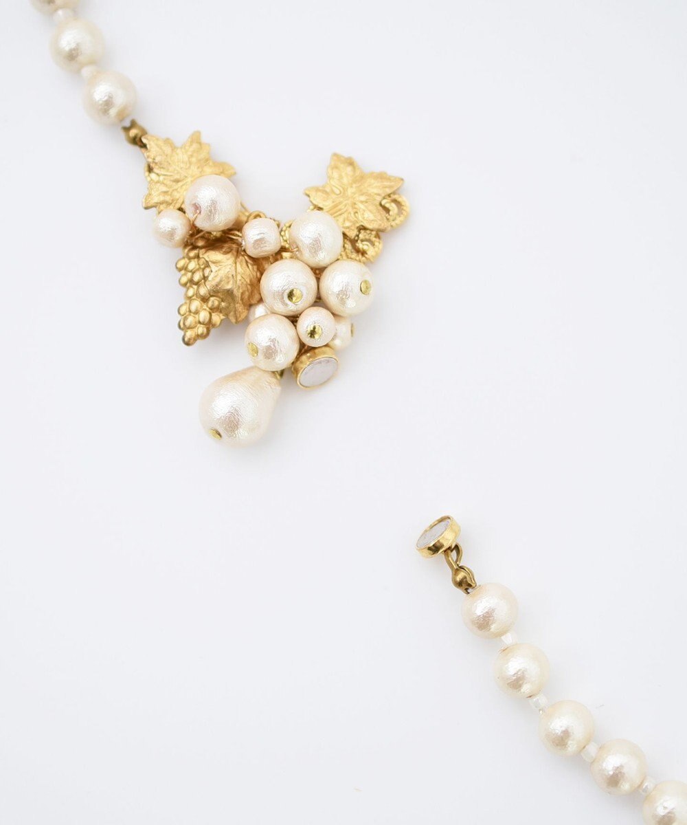 monshiro 【コットンパール】ヤマブドウショート ネックレス 