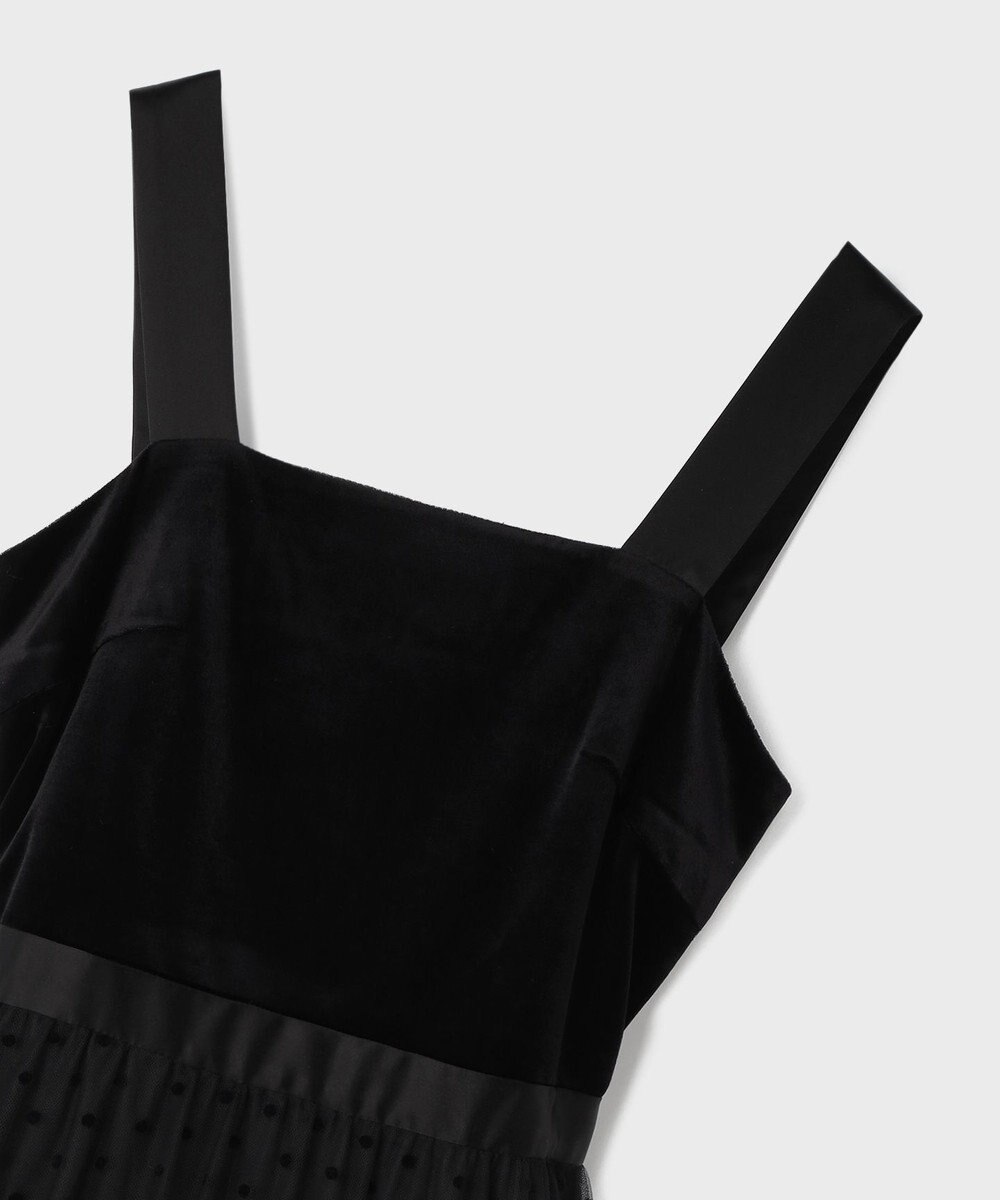 GRACE CONTINENTAL ドットフラワーembドレス 