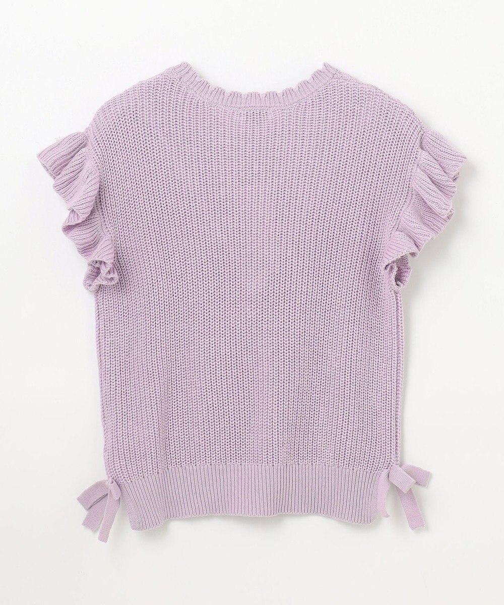 ANY KIDS ハート ケーブル ニット ベスト 