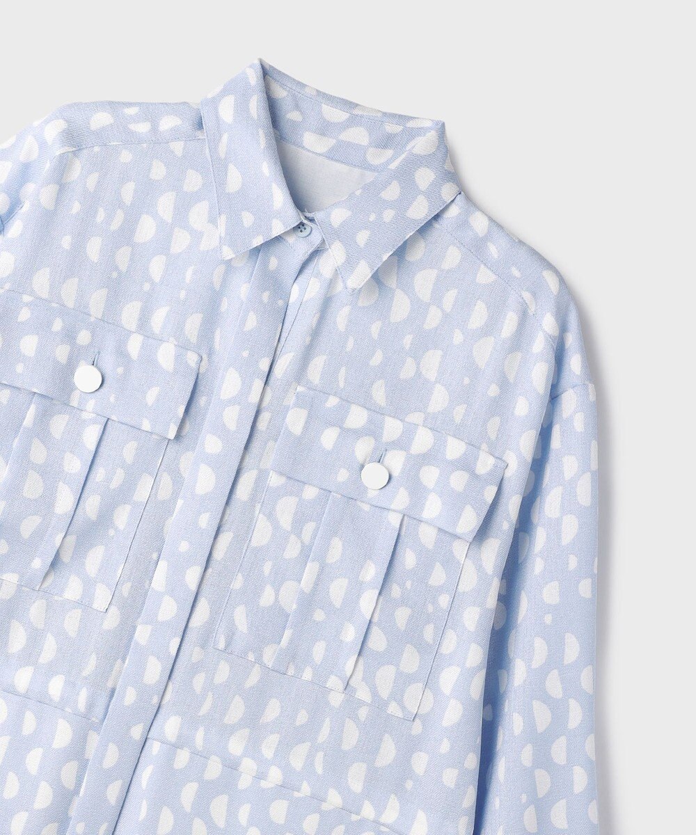 GRACE CONTINENTAL ハーフドットミリタリーワンピース 