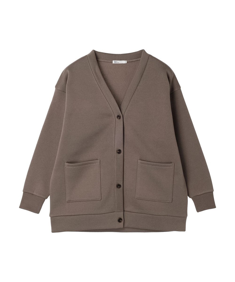 CRAFT STANDARD BOUTIQUE ニットフリースＶネックカーディガン 