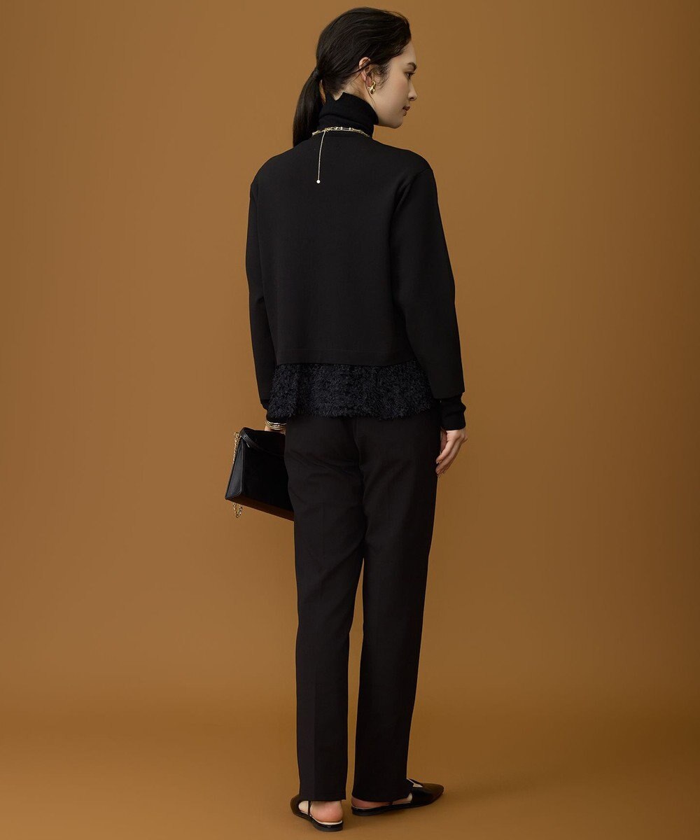 自由区 S 【SHIHOさん着用】ジャカードコンビ カーディガン 