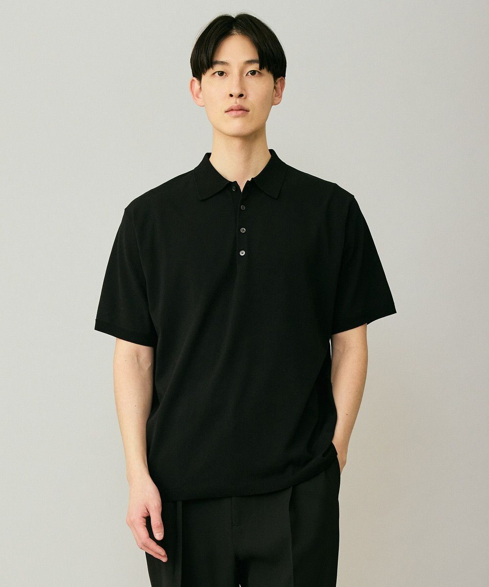 UNFILO MENS アラエルアンチピリングニット ポロ 