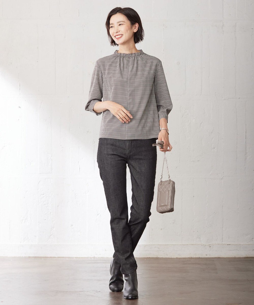 J.PRESS LADIES 【洗える】BASIC STRETCH DENIM スキニー パンツ 