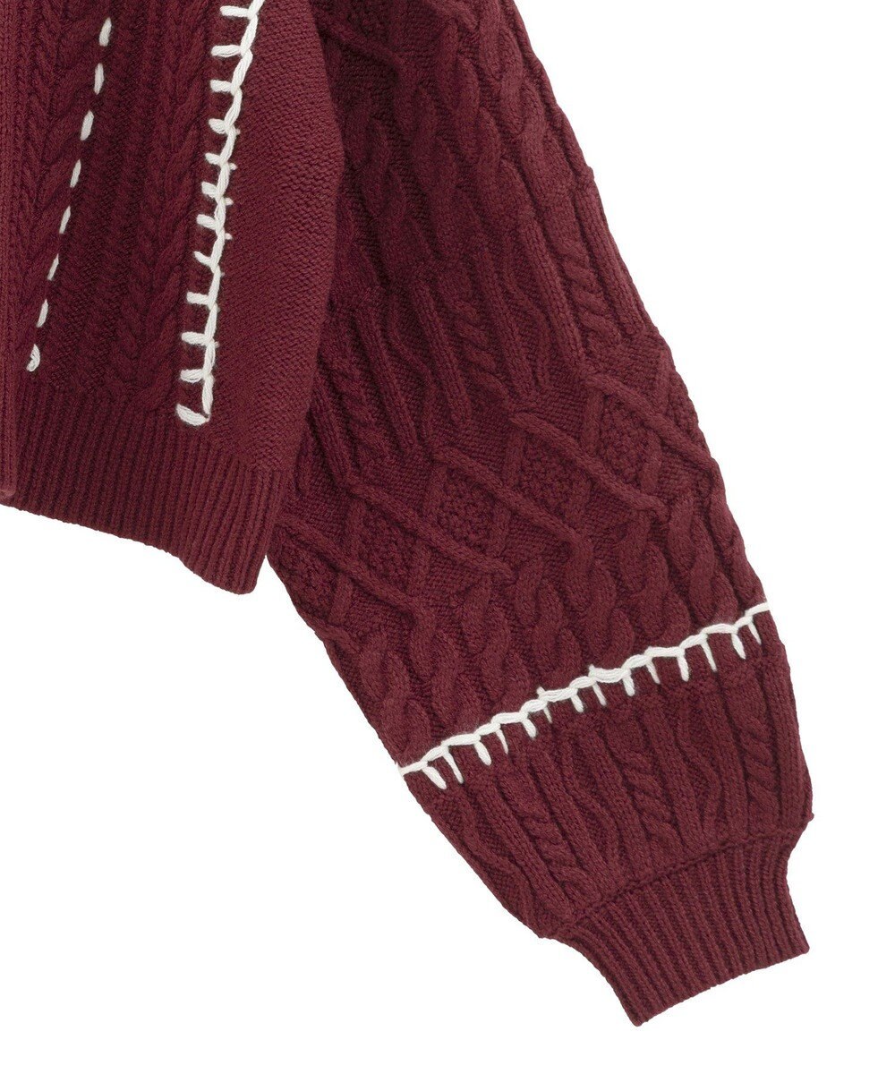 Green Parks ・ＥＬＥＮＣＡＲＥ　ＤＵＥ　ハンドステッチケーブルニッ 