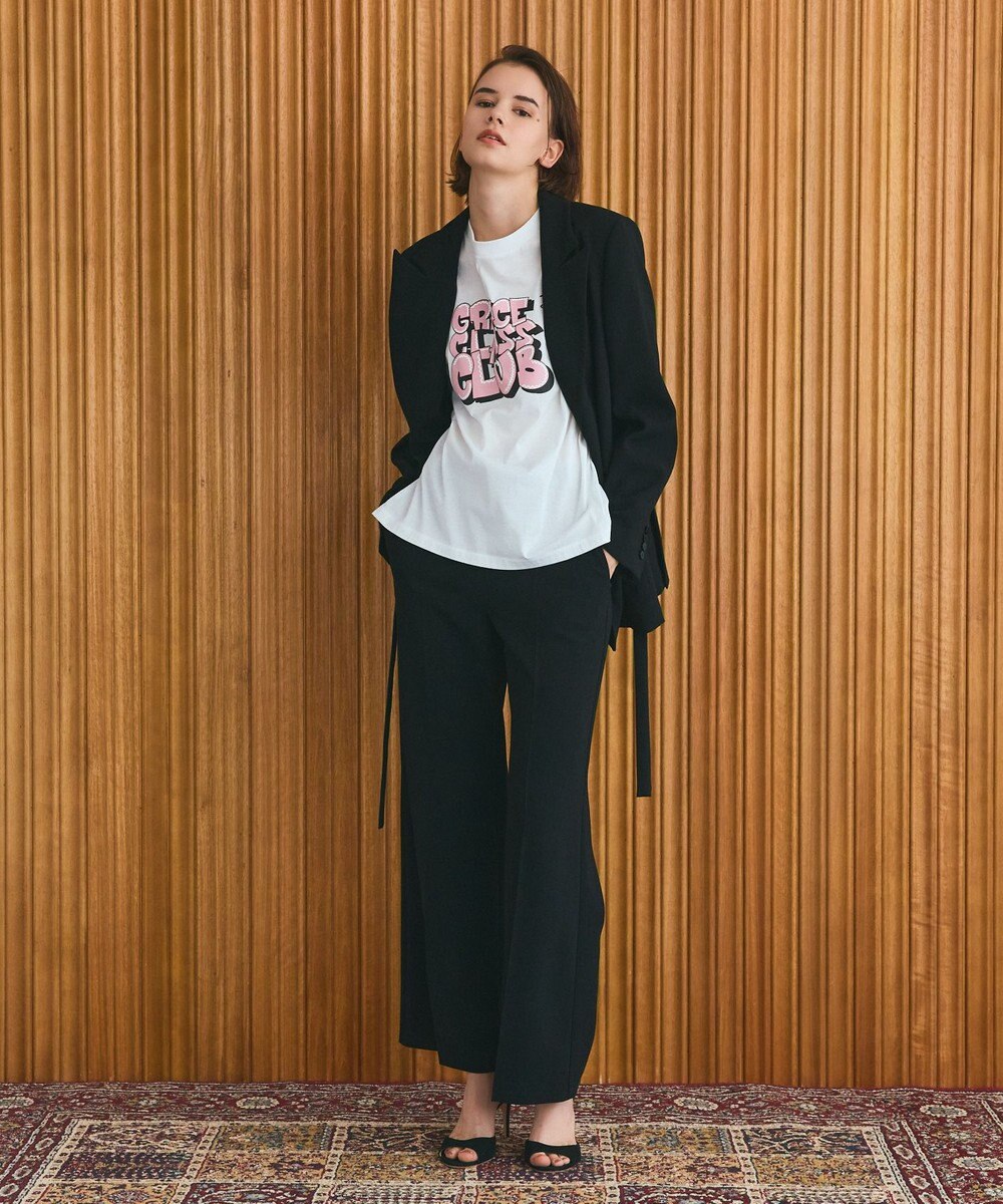 GRACE CONTINENTAL グラフィティプリントTシャツ 