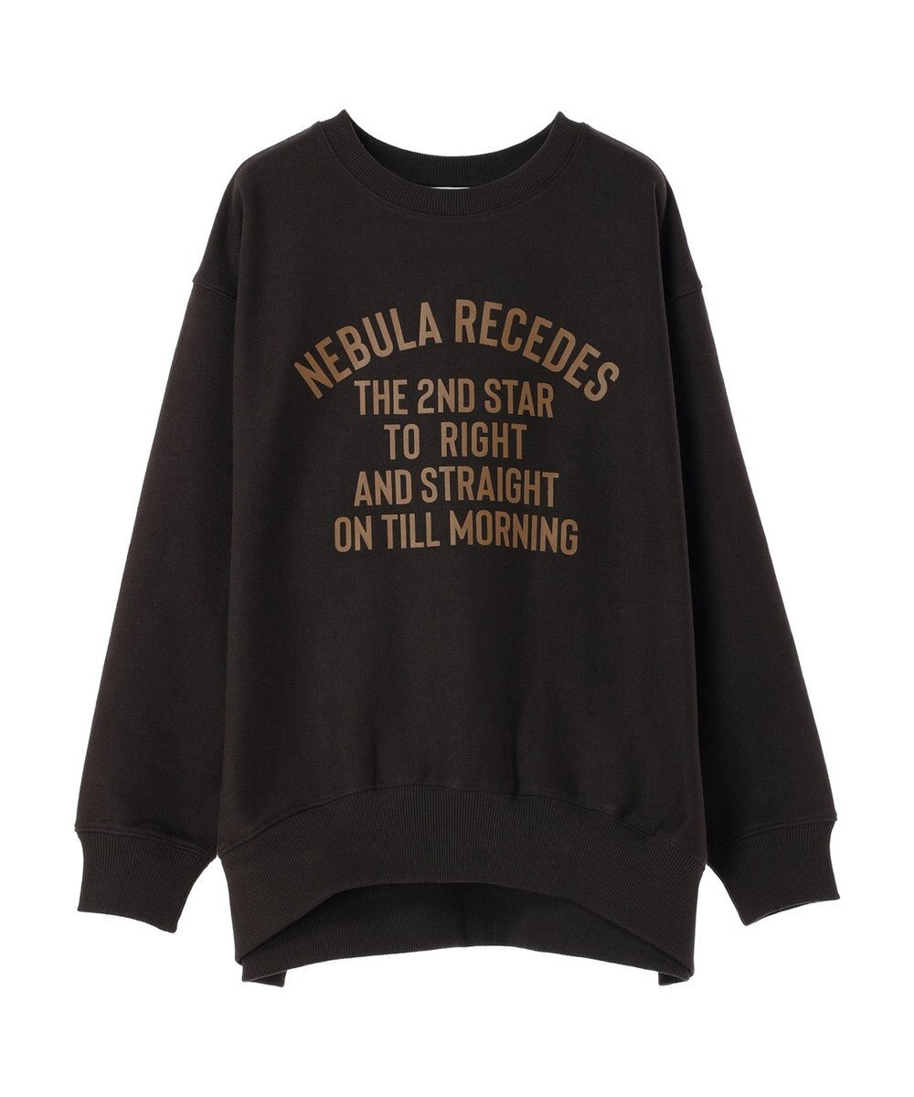 AMERICAN HOLIC ネップ裏毛ロゴスウェット 