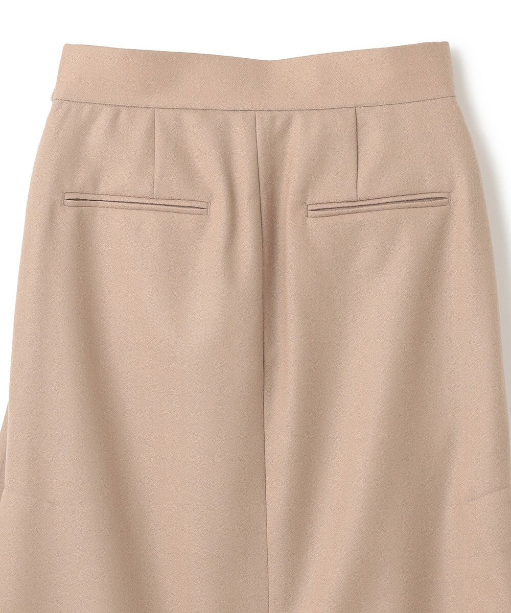 BEIGE， TERNES / ウールナローラップスカート 