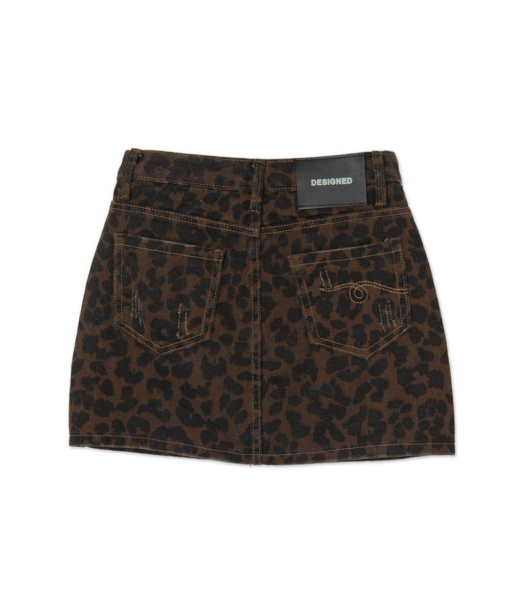 WEGO レオパードダメージミニスカパン 