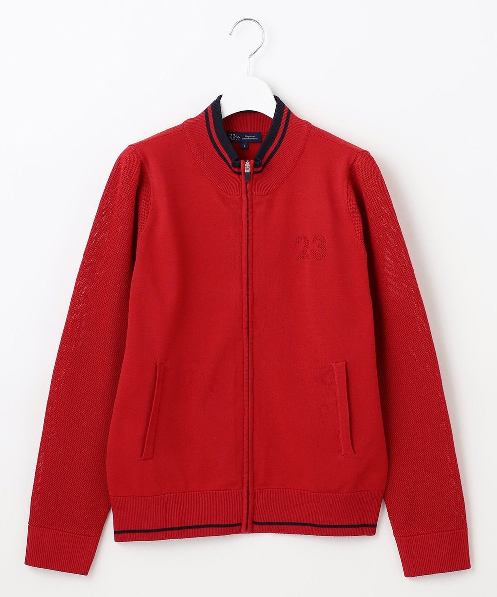 23区GOLF 【WOMEN】【ウォッシャブル】フルジップニットブルゾン 