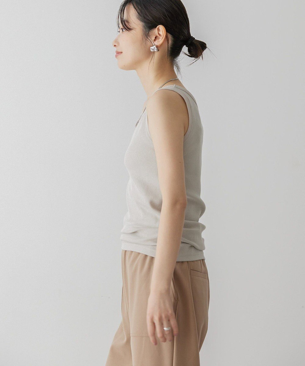 AMERICAN HOLIC ラメテレコタンクトップ 