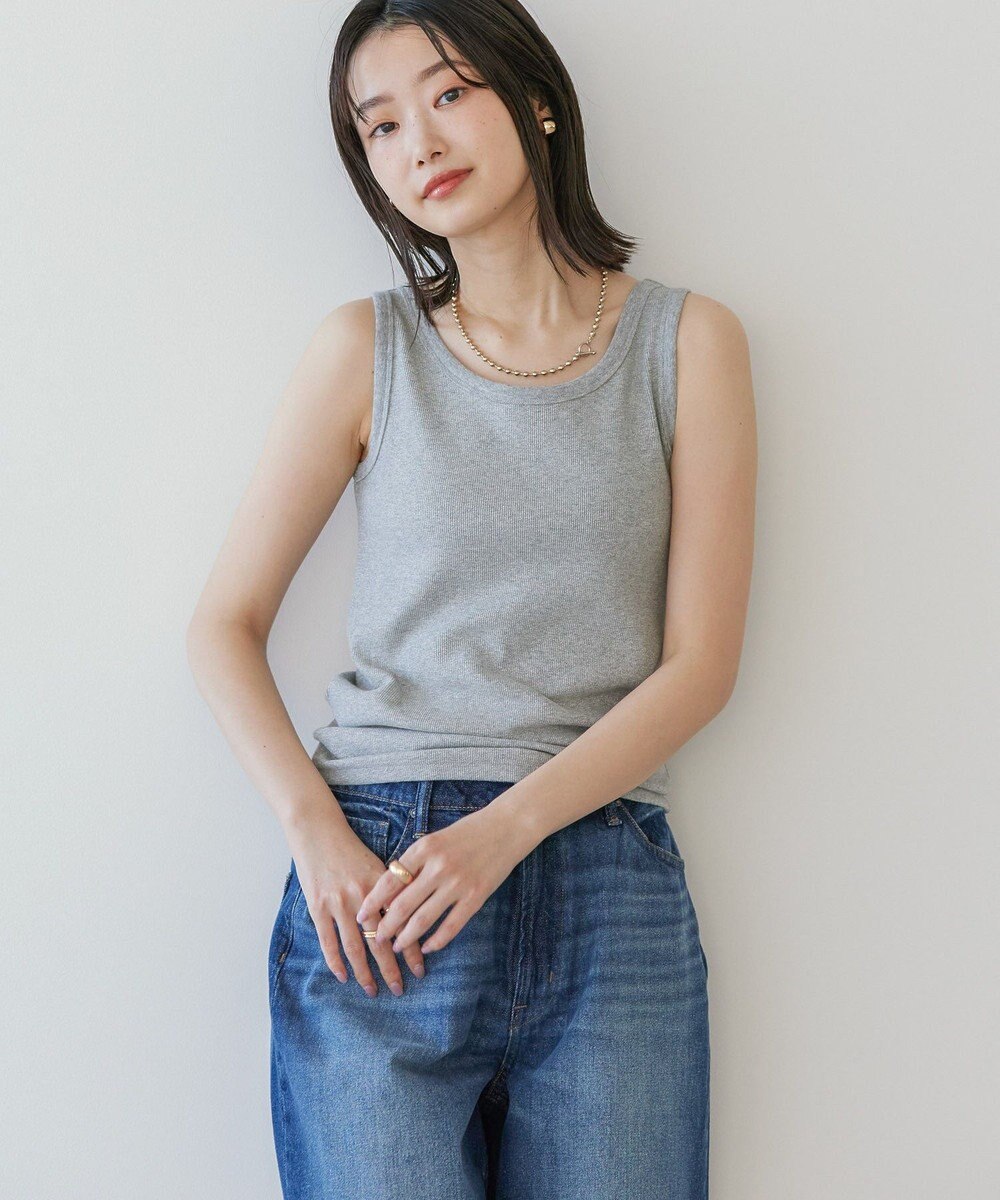 AMERICAN HOLIC ラメテレコタンクトップ 