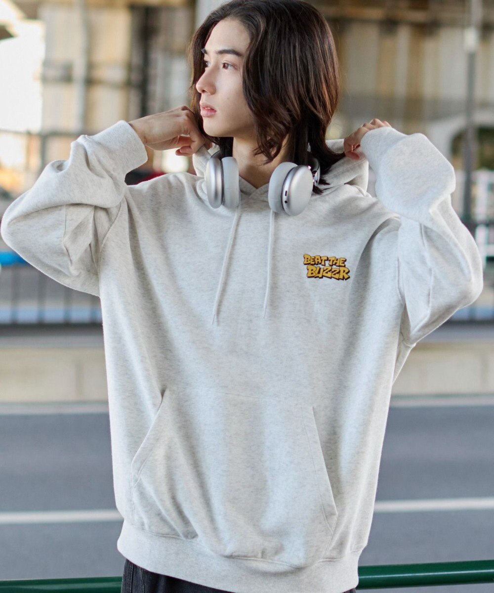 WEGO 【ユニセックス着用ITEM】別注NEWJACKグラフィックプルパーカー 