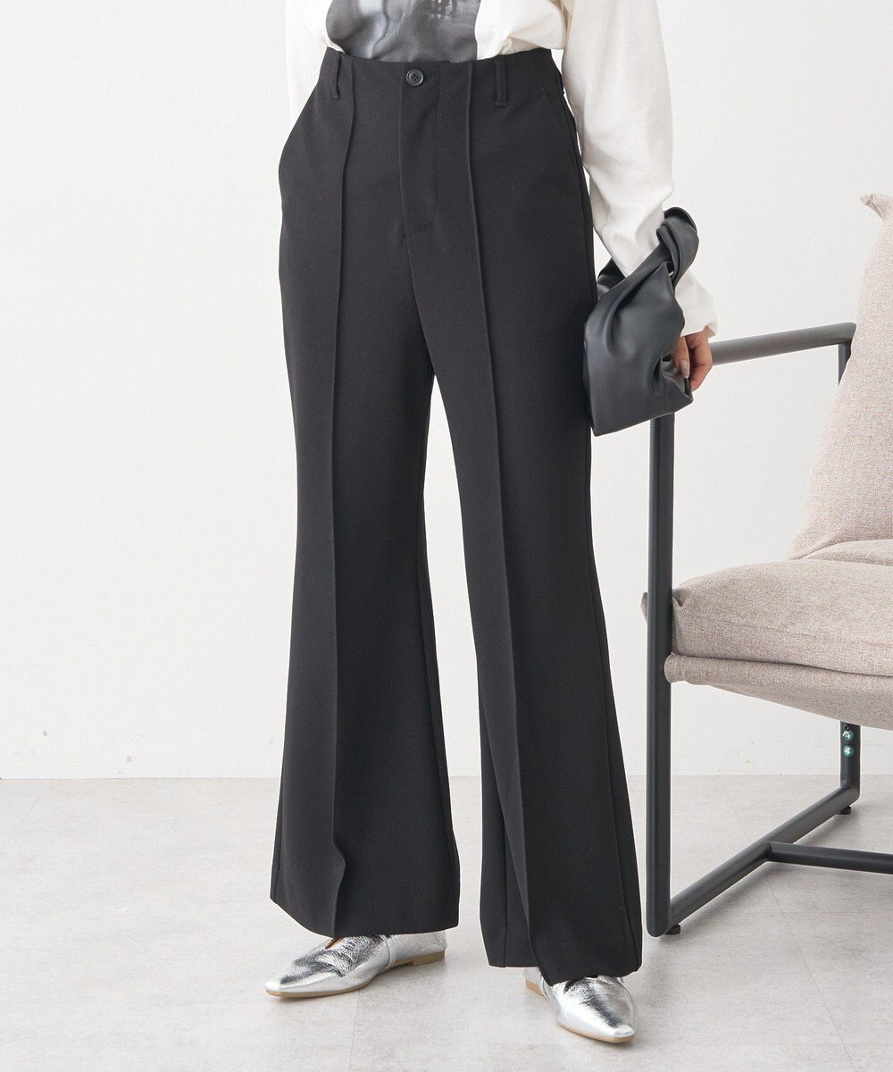 earth music&ecology センターシームフレアパンツ 