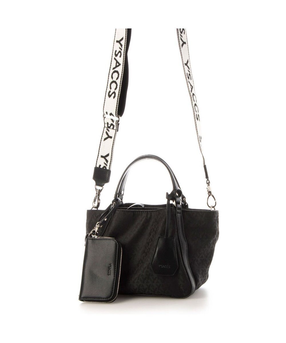 Y'SACCS モノグラム×リサイクルレザー 2WAYミニマムトート 