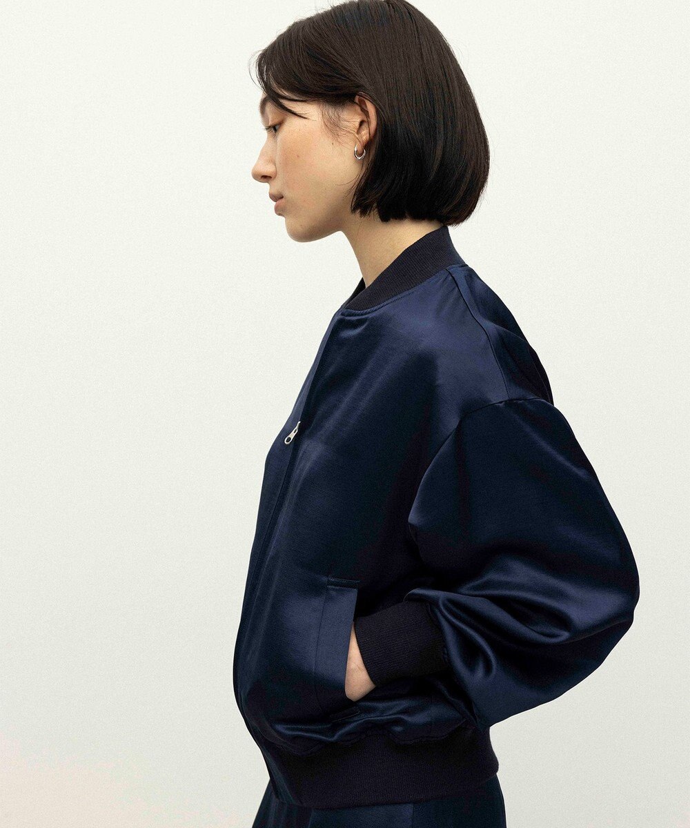 NAVE 【ReNAVE】タンブラーサテン ブルゾン 