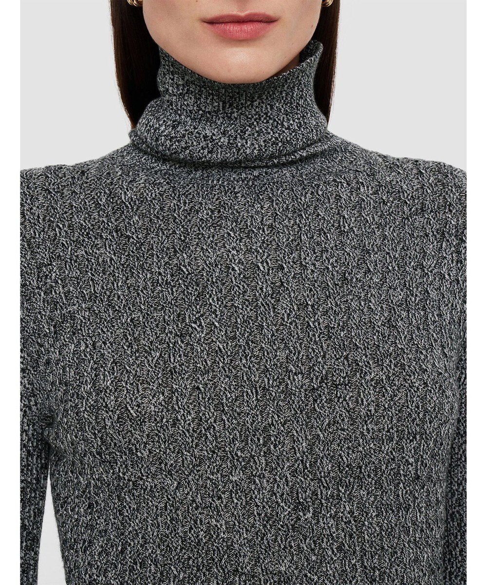 JOSEPH 【洗える】ケーブル&リブ　ハイネックニット 