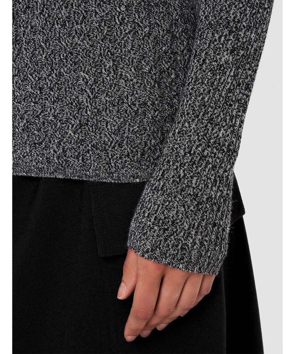 JOSEPH 【洗える】ケーブル&リブ　ハイネックニット 