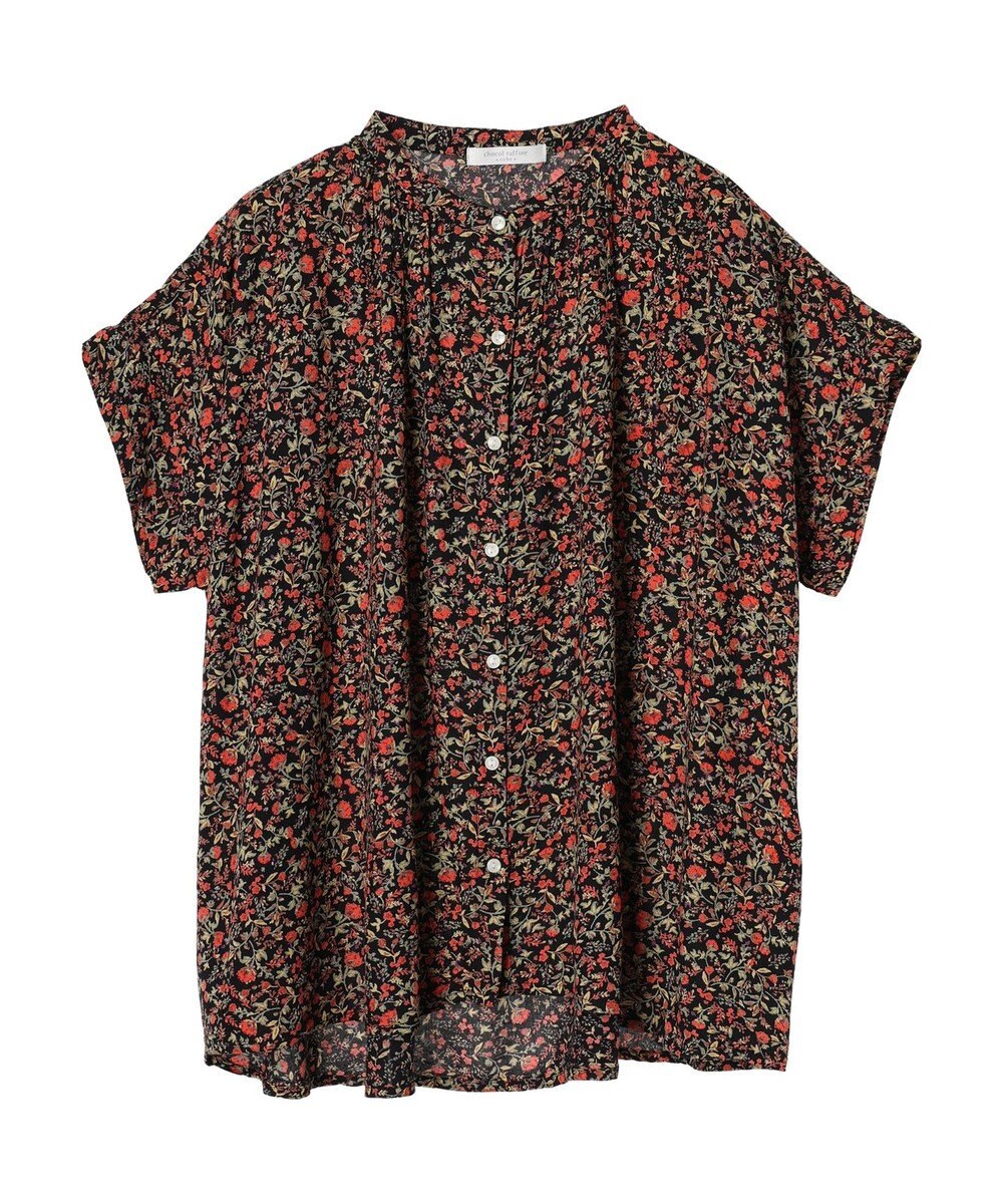 Green Parks アソート柄さらっとレーヨンブラウス 