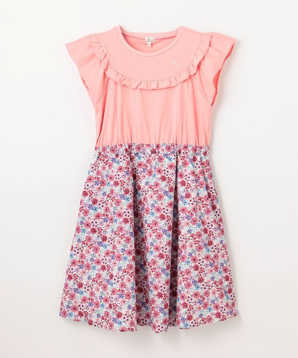 組曲 KIDS 【150-160㎝】サマーフラワー ワンピース 