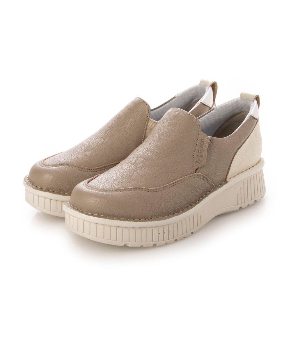 ing <ing>【サスティナブル】厚底スリッポンスニーカー 