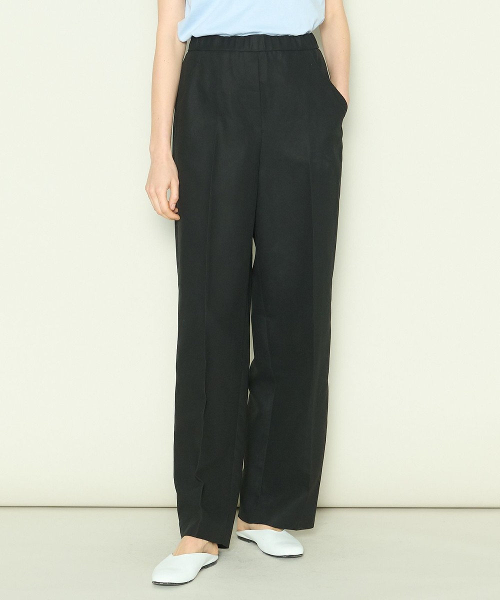 JOSEPH 【洗える】ボイルコットン　ワイドトラウザーズ 