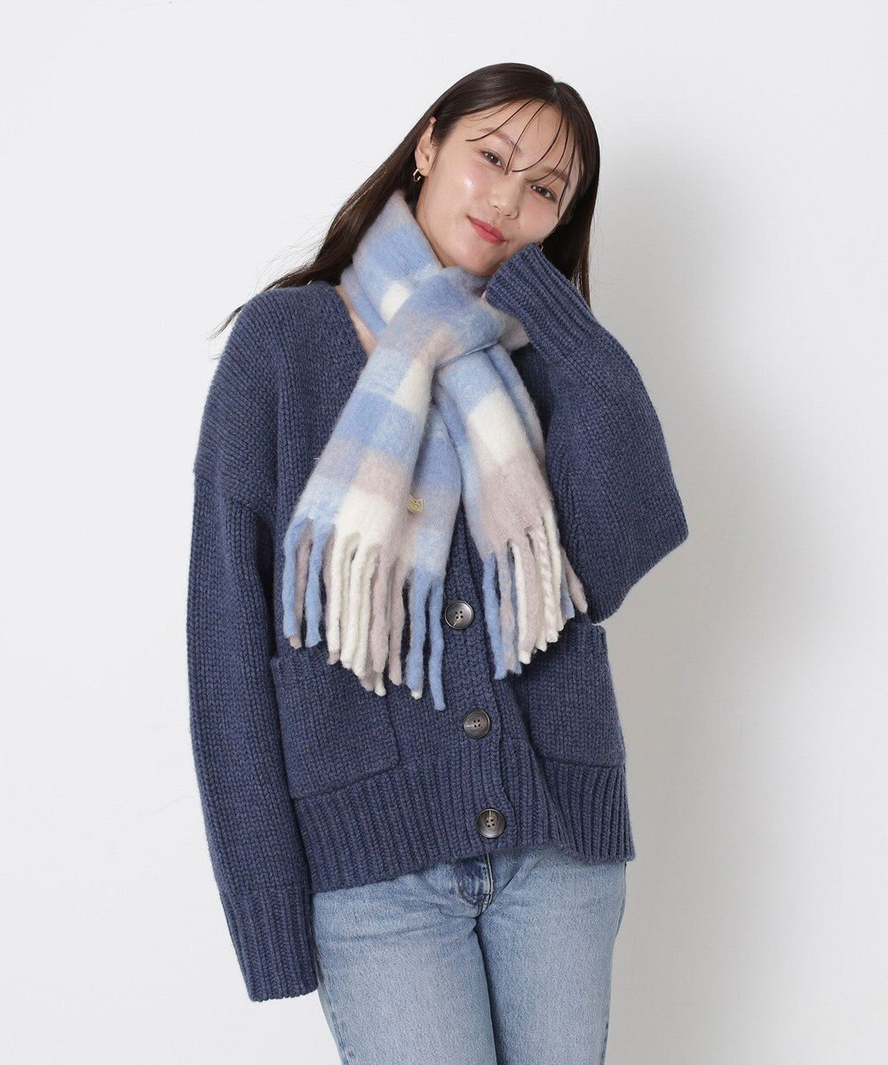 MOONBAT PAUL&JOE ACCESSOIRES(ポール&ジョー) ボリュームマフラー ブロックチェック 