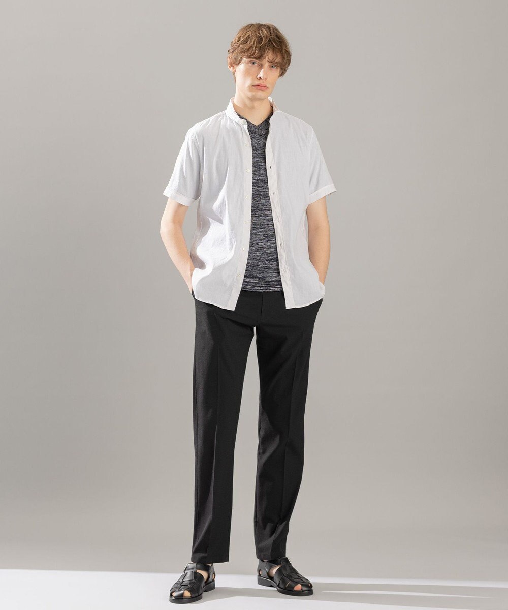 JOSEPH HOMME シャイニースラブブークレ ニットTシャツ 