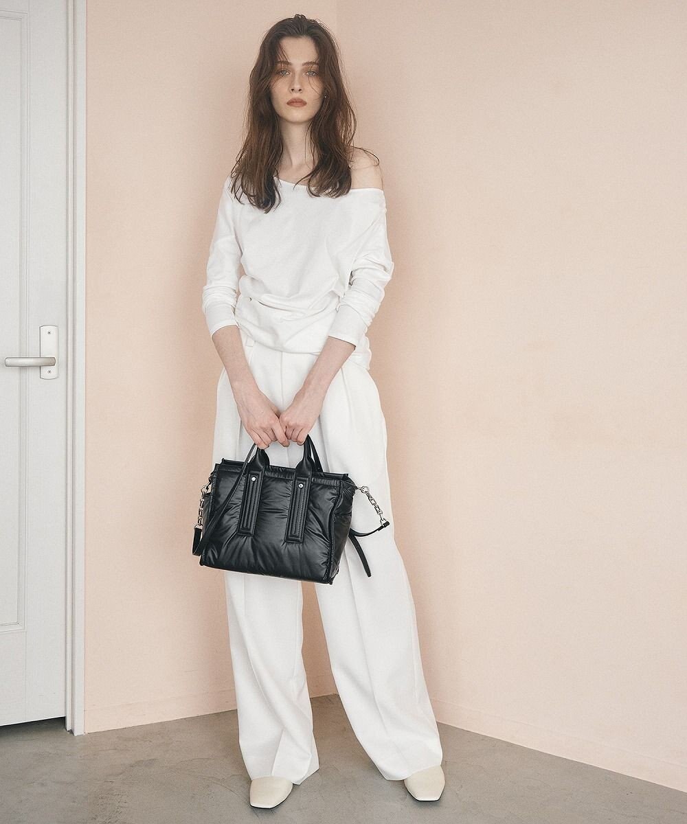 TOPKAPI 【TREASURE TOPKAPI】メタリック パデット ショルダー付 トートバッグ 