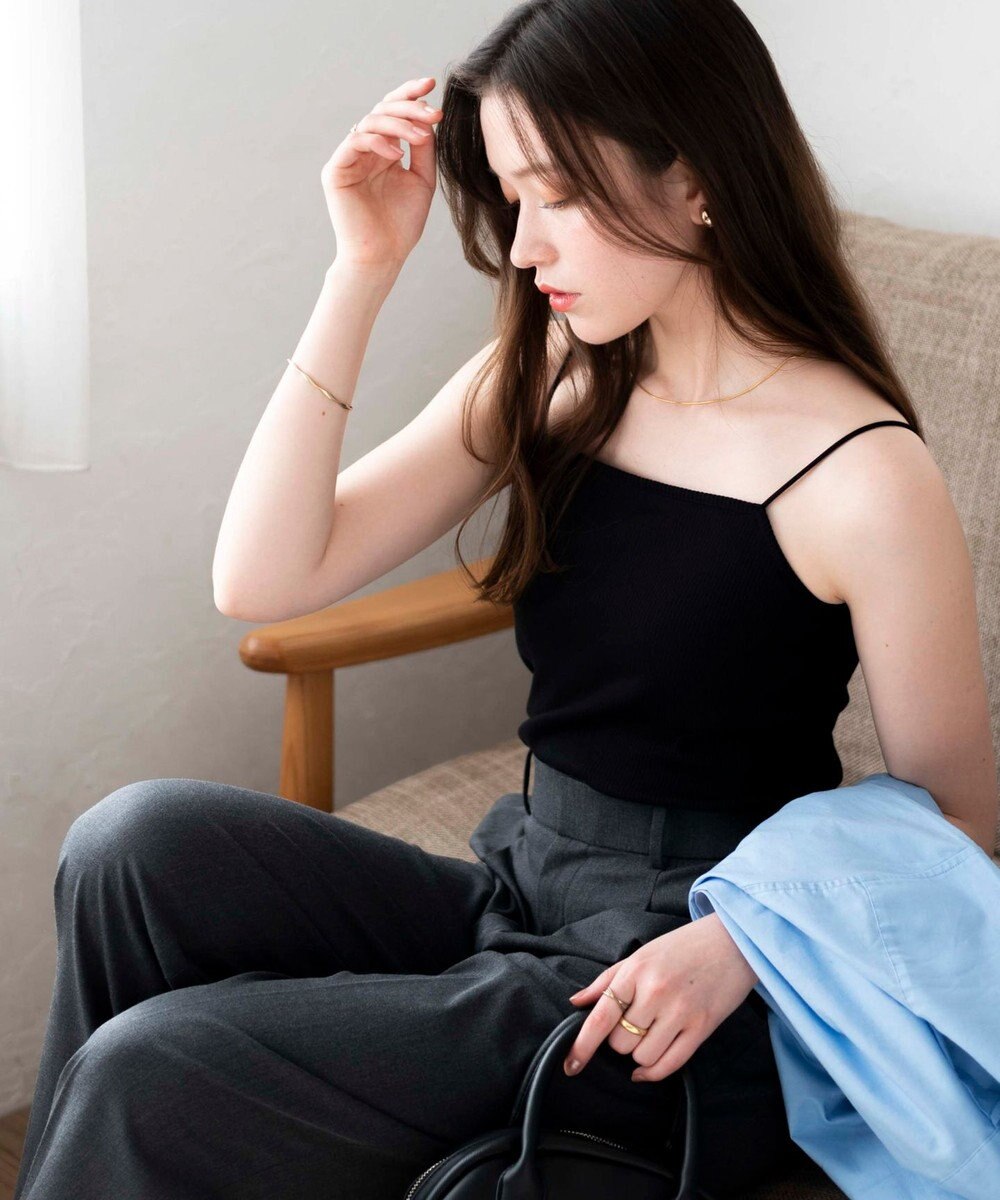 WEGO 【カップ付き/SMサイズ展開】なちゅ盛れカップインキャミ 