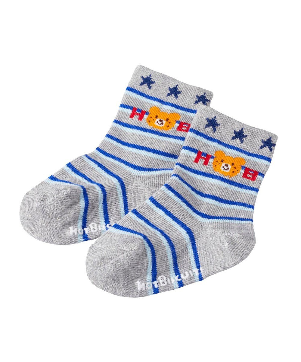 MIKI HOUSE HOT BISCUITS 【9-19cm / 靴下2足セット】 クルー丈 ソックスパック2足セット 