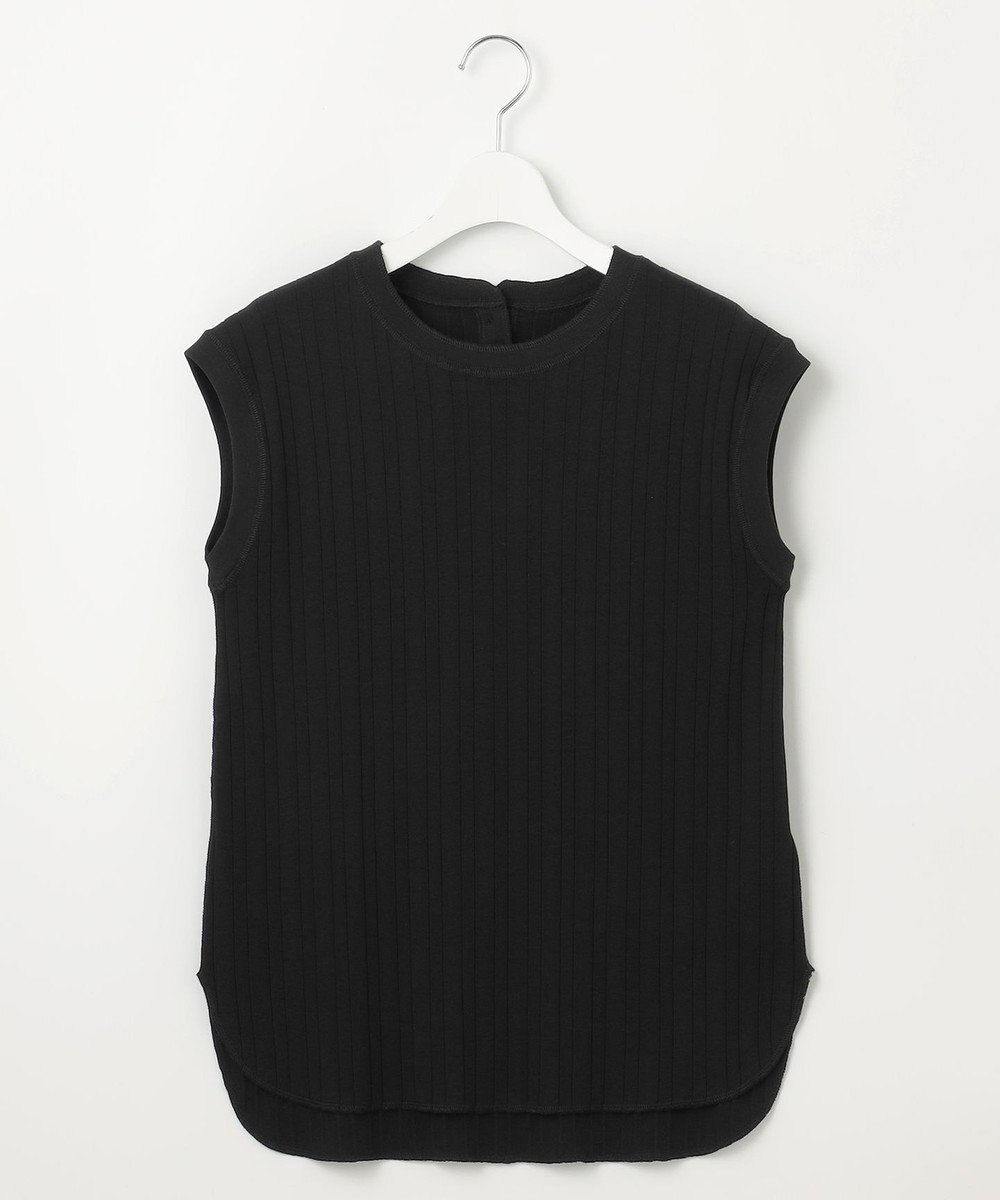 23区 S 【SLOW/一部店舗限定】ランダムリブフライス フレンチスリーブ カットソー 