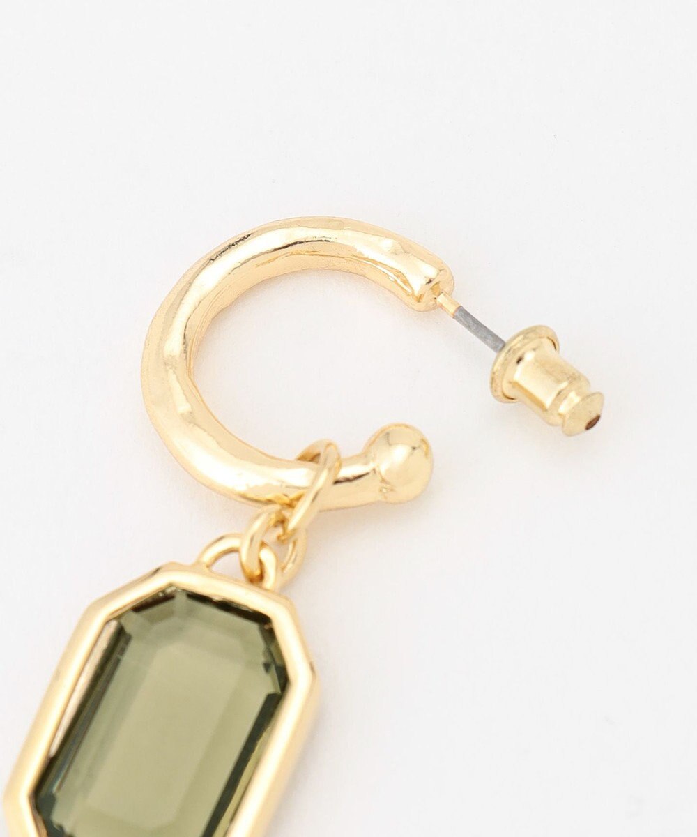 23区 ガラスフープピアス 