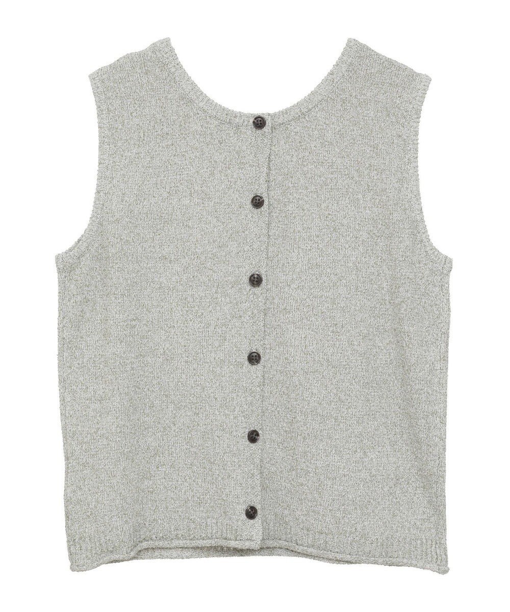 Green Parks 前後２ｗａｙ　ミックスカラーノースリーブニット 