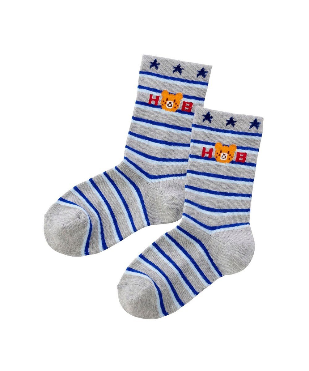 MIKI HOUSE HOT BISCUITS 【9-19cm / 靴下2足セット】 クルー丈 ソックスパック2足セット 