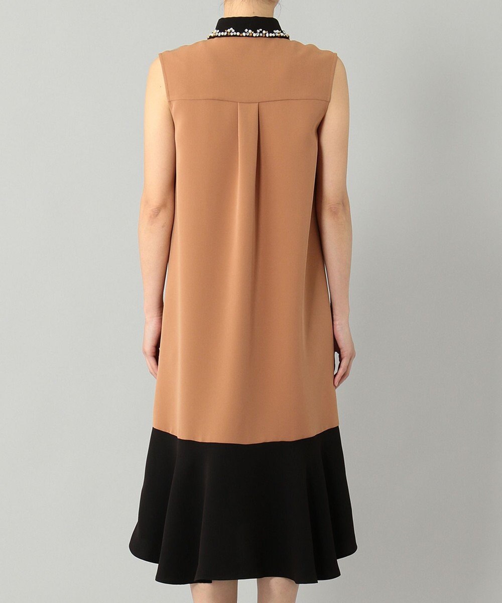 GRACE CONTINENTAL カラーブロックシャツドレス 