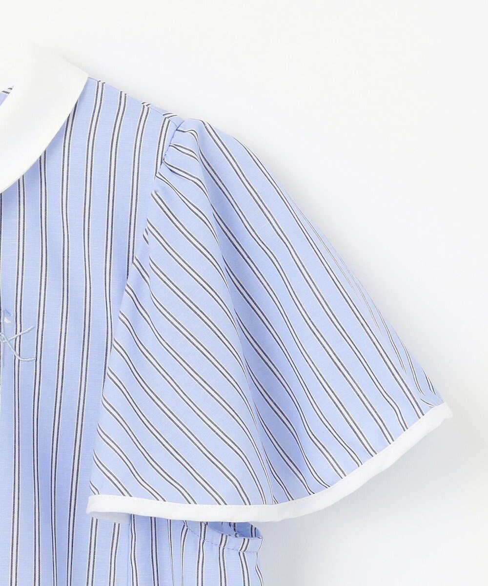 組曲 KIDS 【150-160㎝】サマーストライプ ワンピース 