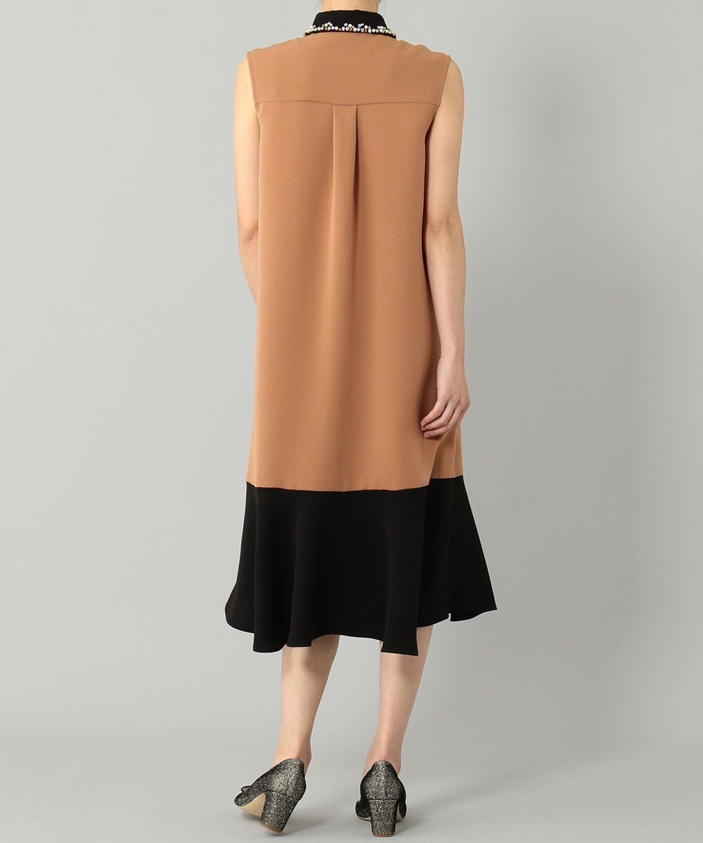 GRACE CONTINENTAL カラーブロックシャツドレス 