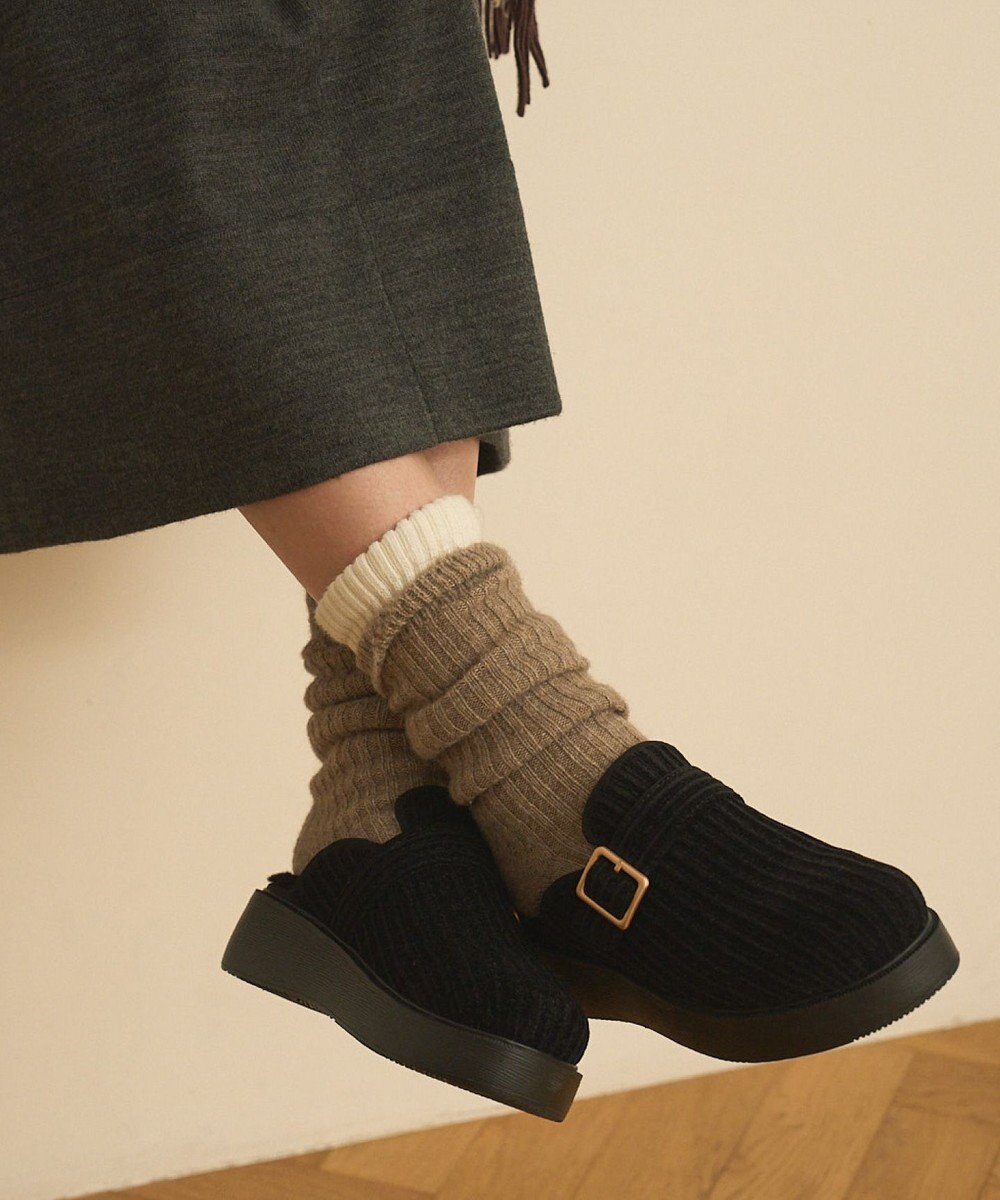 steppi 【洗える】厚底クロッグシューズ 