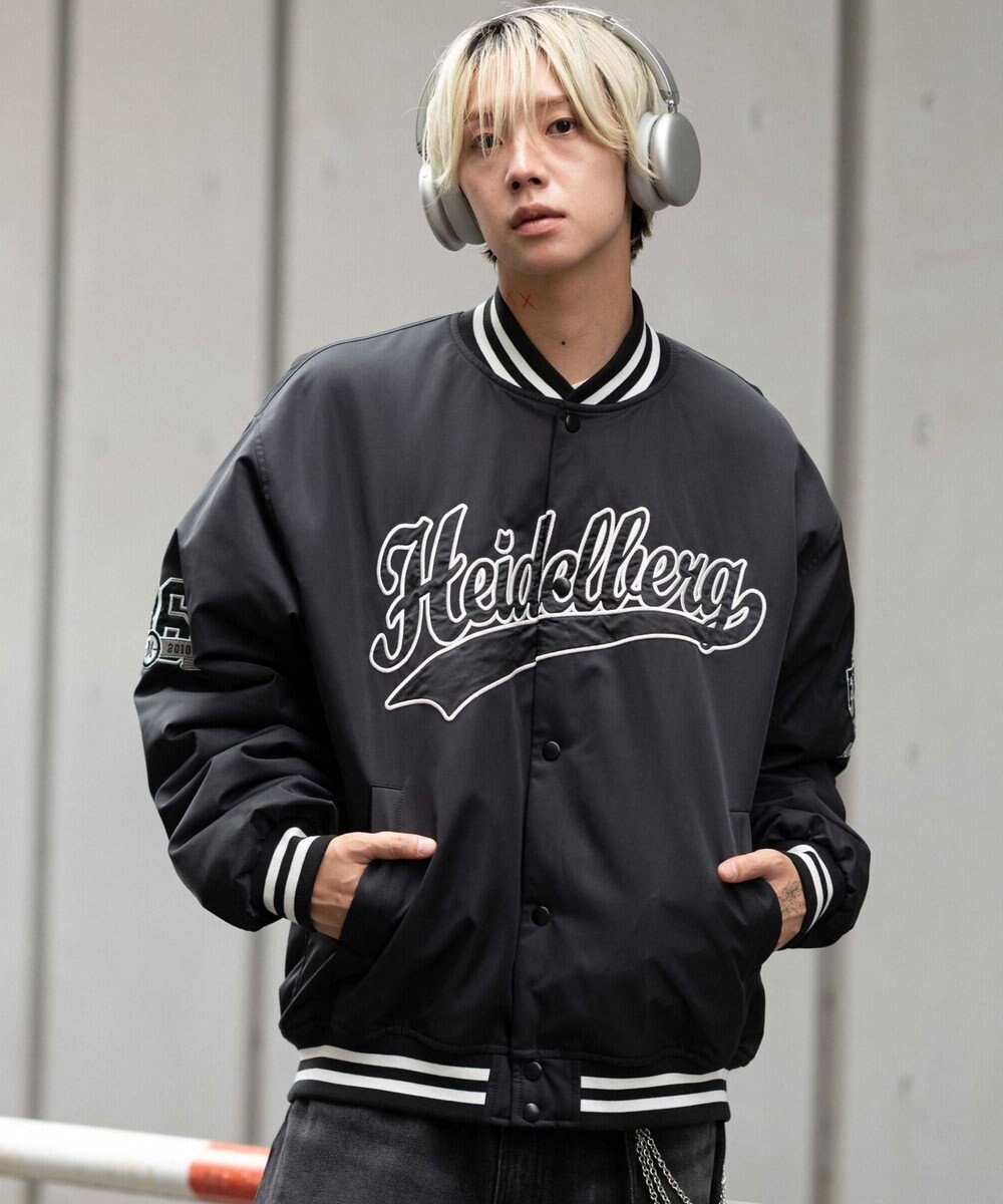 WEGO 【ユニセックス着用ITEM】グラフィックパファースタジャン 