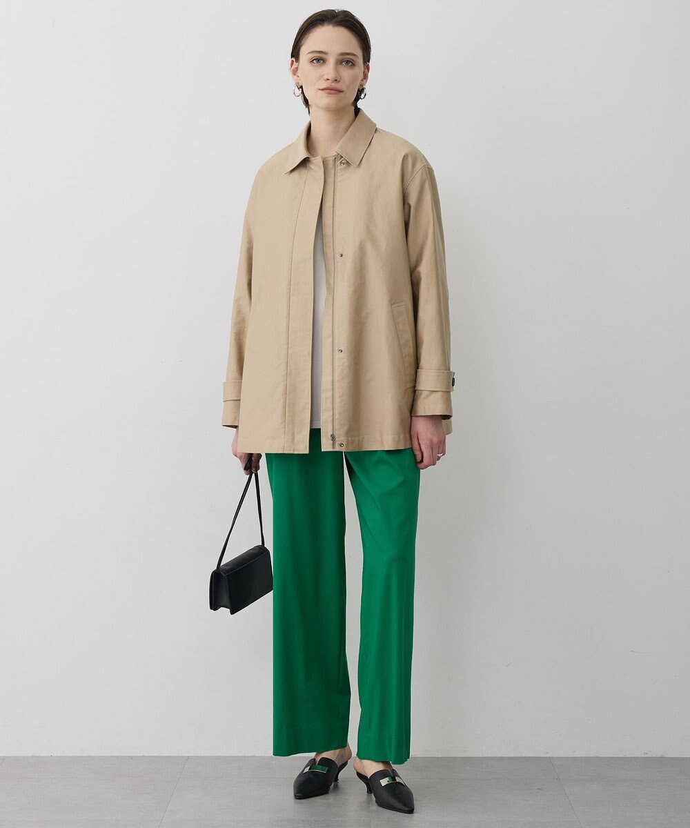 ICB L 【配色襟取り外し可能】ライトモールスキン キルトライナー付きバーンジャケット 