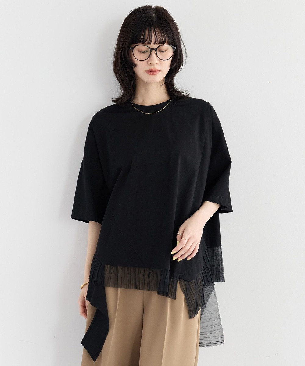 YECCA VECCA 裾アシメデザインプルオーバー 