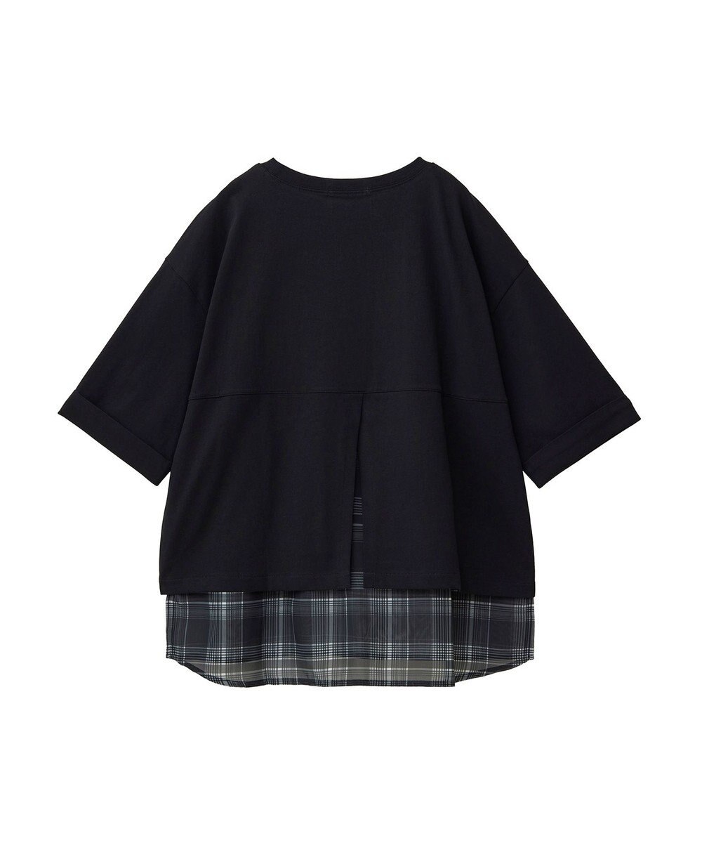 Green Parks ５分袖裾シアードッキングチュニック 