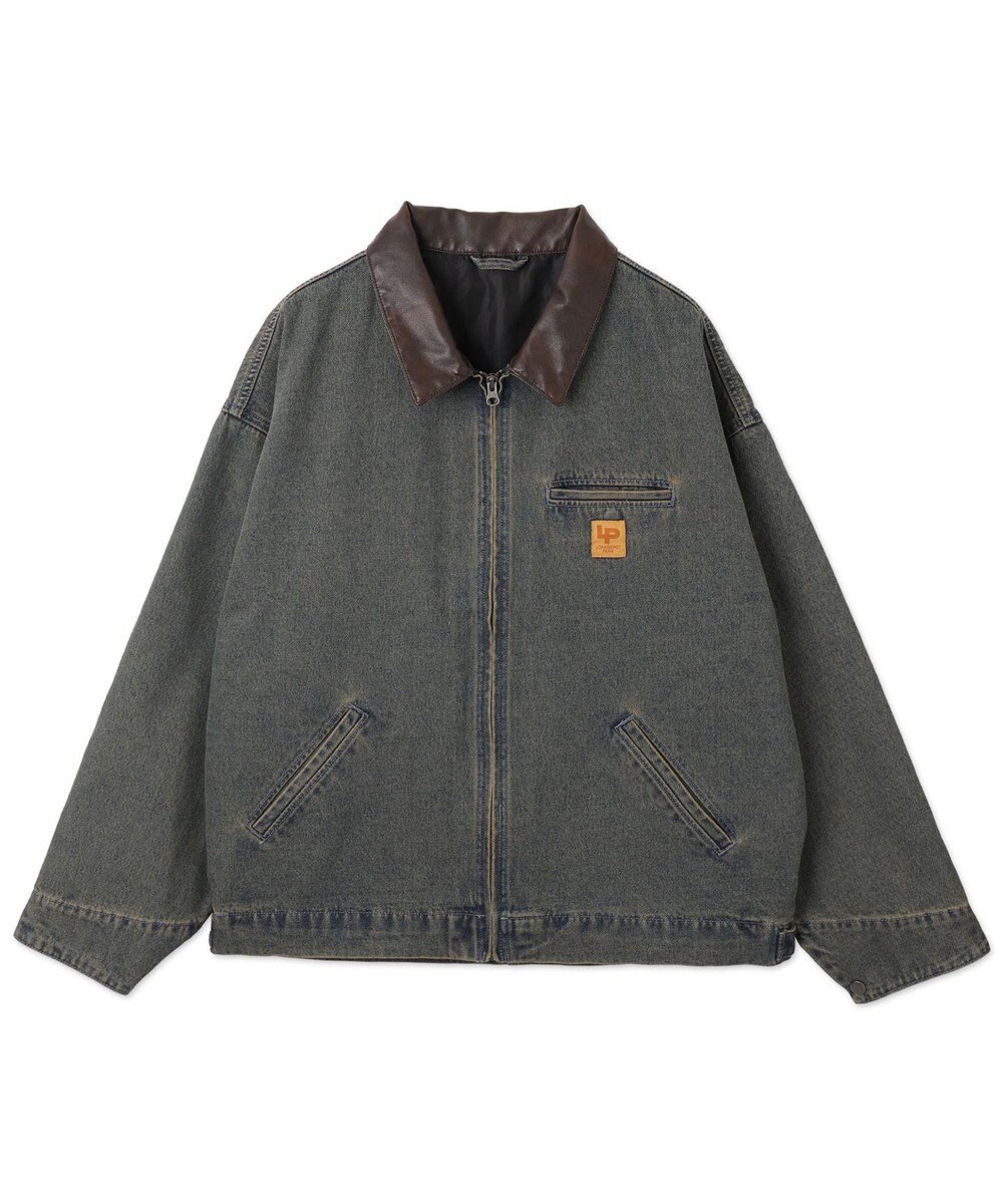 WEGO 【ユニセックス着用ITEM/MLサイズ展開】ワーカーズデニムZIPジャケット 