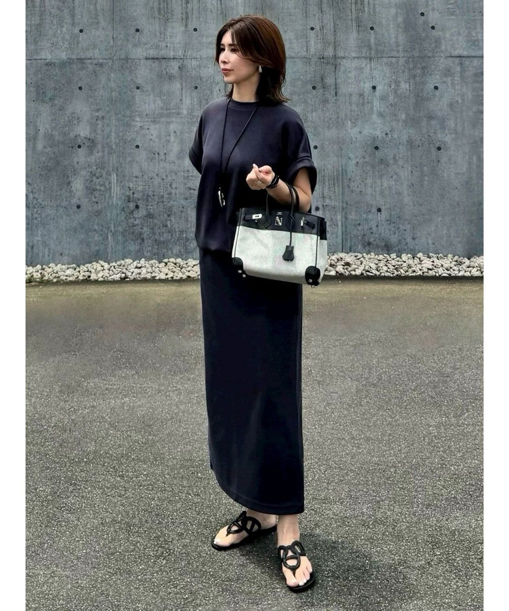 Green Parks バックスリットポンチスカート 