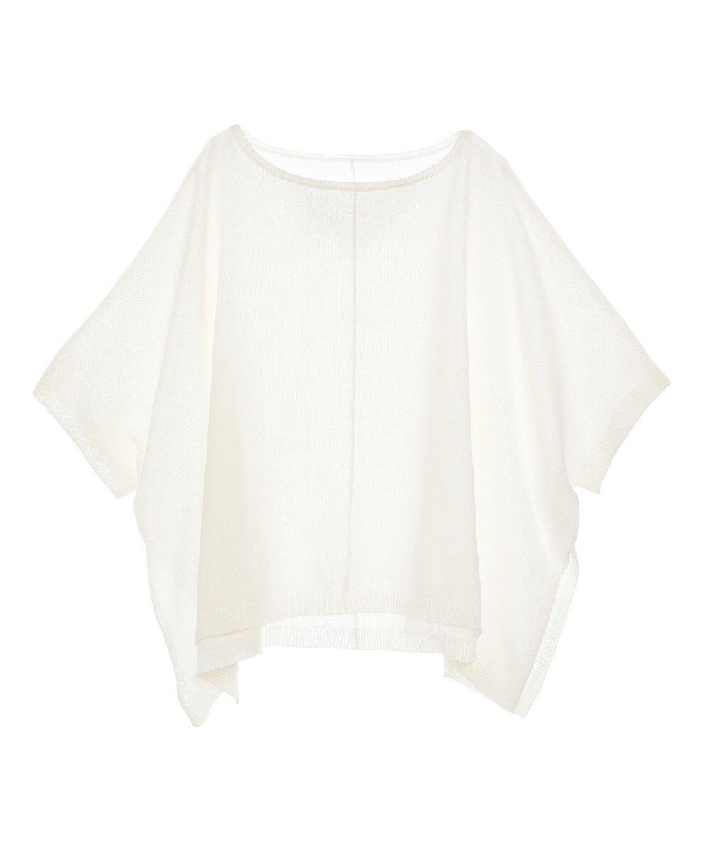 YECCA VECCA ペーパーヤーンルーズニット 