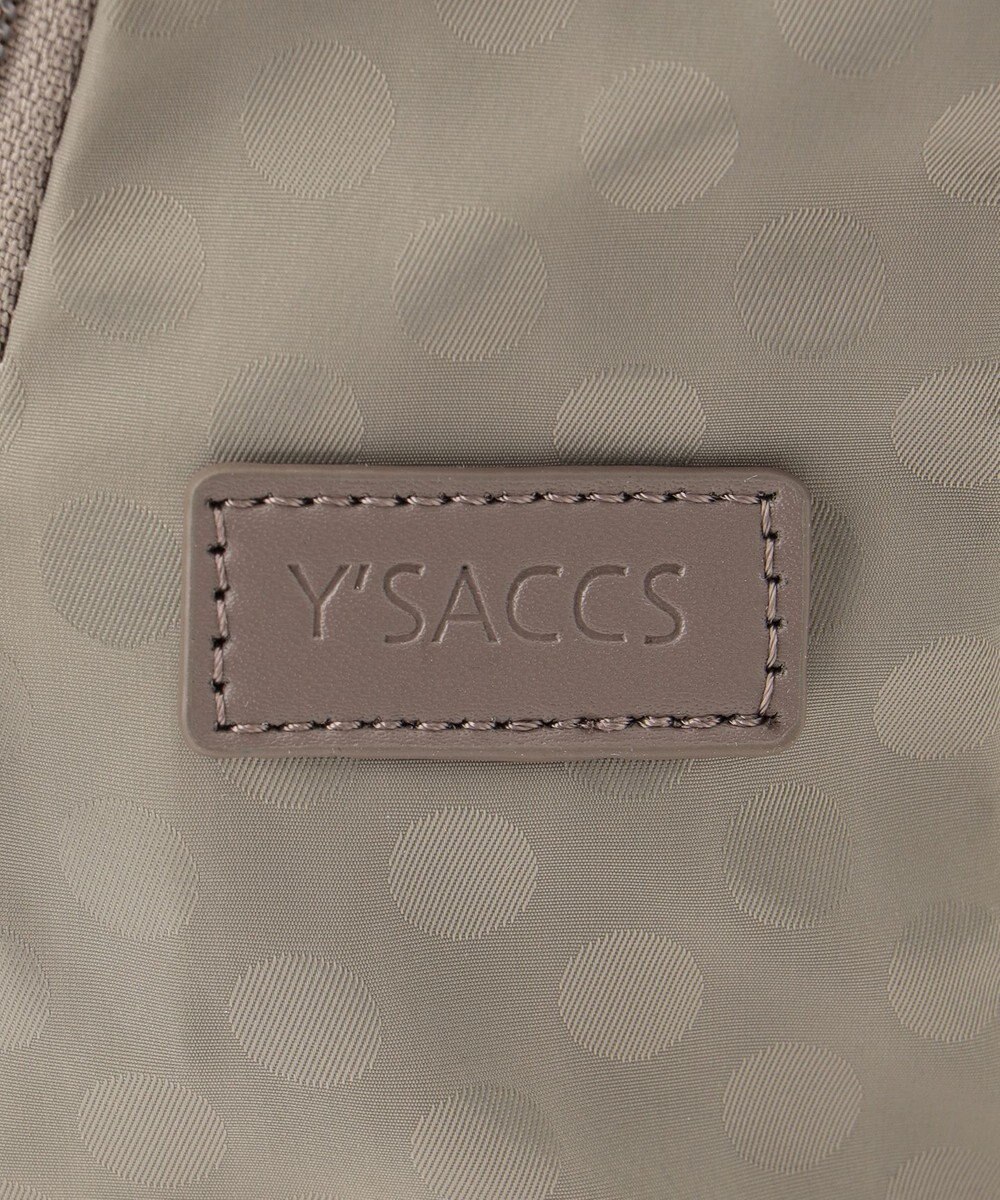 Y'SACCS はっ水ドットジャカード リサイクルレザーコンビ リュック 