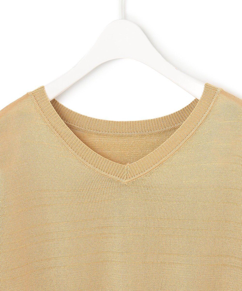 ICB L 【洗える】レーヨンブレンド ドルマンスリーブニット 