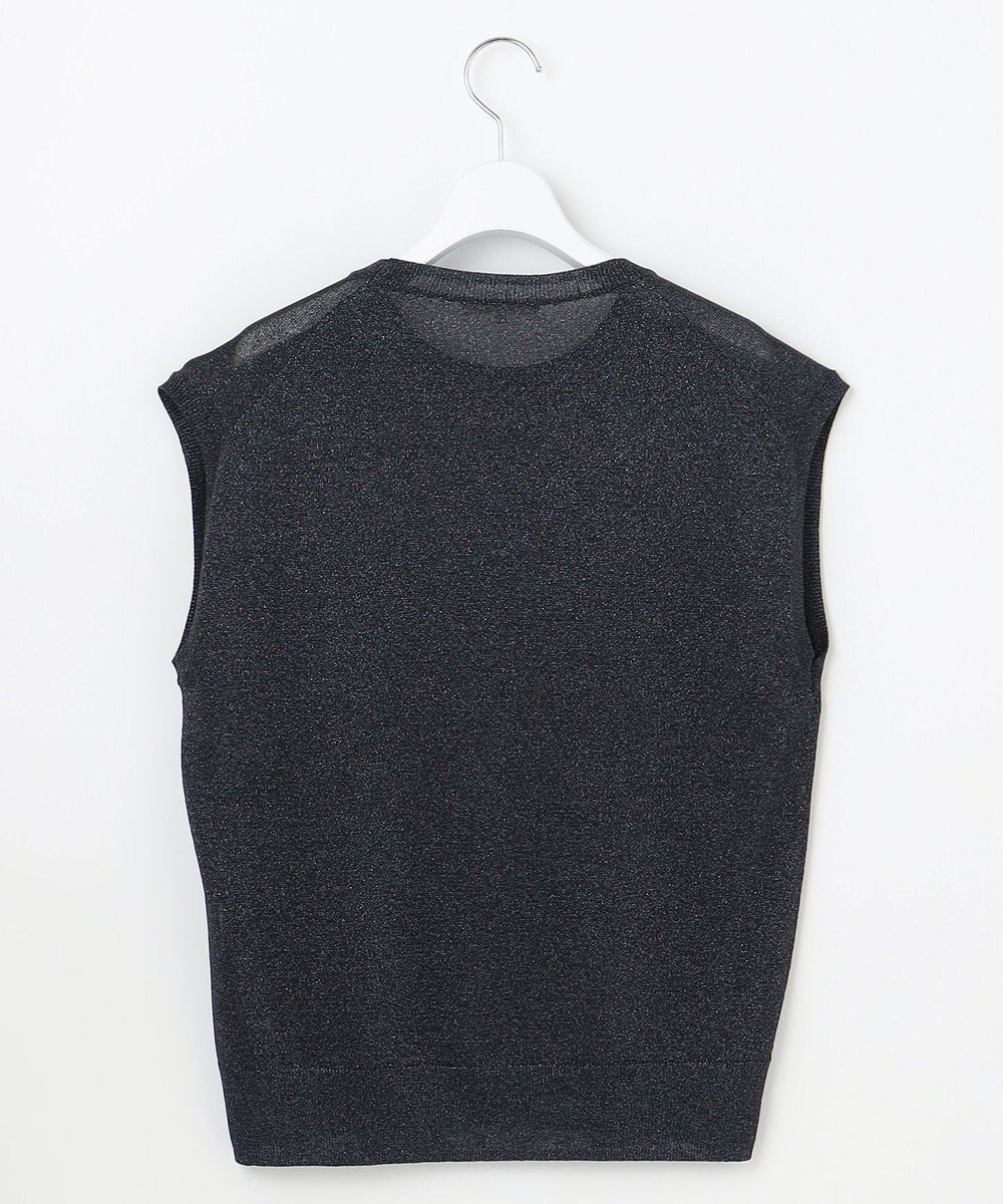 自由区 S 【カタログ掲載】カラーミックスラメスリーブレス ニット 