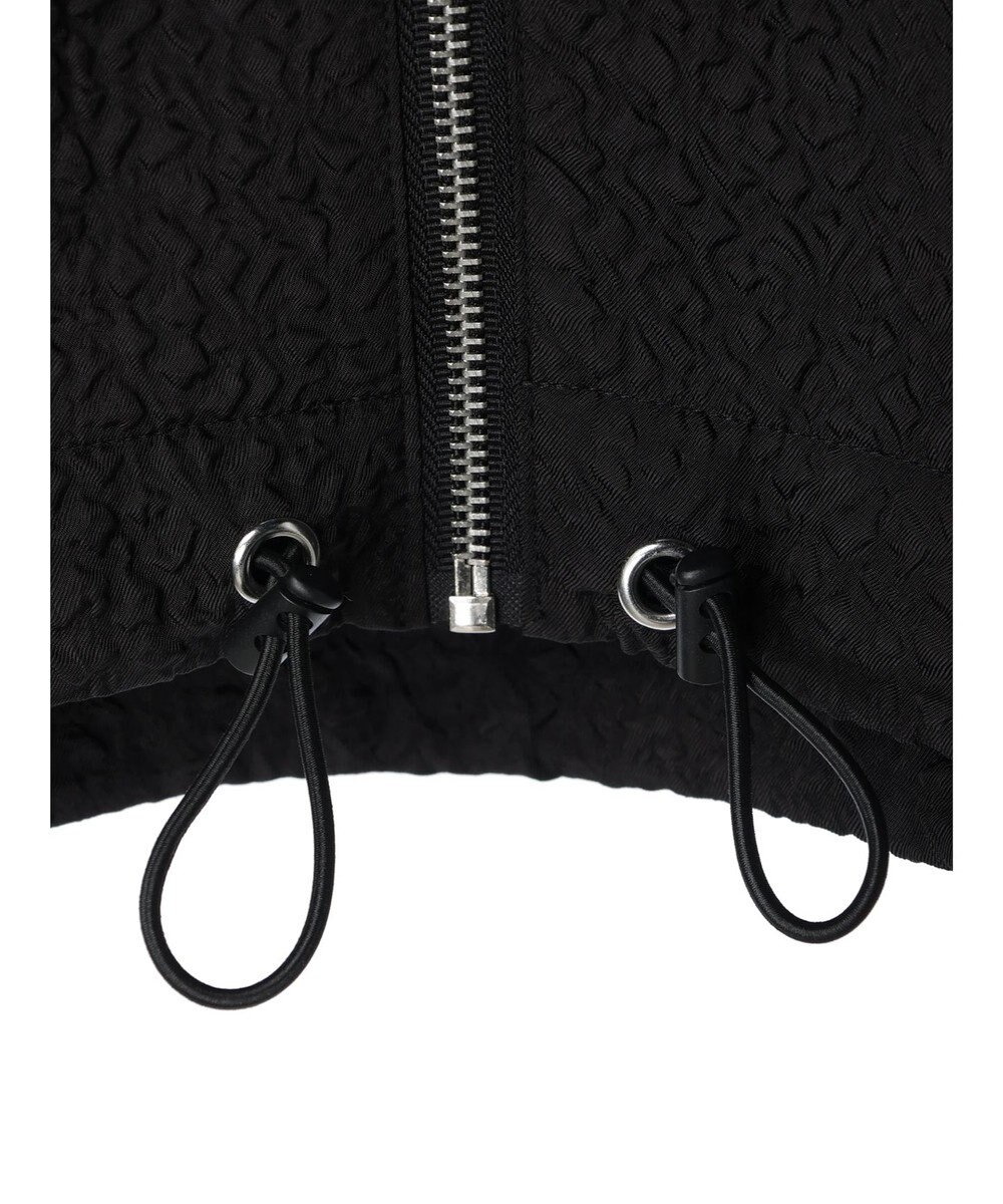 Green Parks AnriettMusee フロントジップジャガードブルゾン 